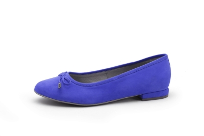 Baleriny Edeo 3167-670 niebieski, Baleriny Dla Pań
