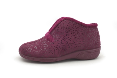 Obuwie Manitu Home 340250 41 bordo, Domowe Dla Pań