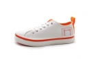 Obuwie Big Star GG274084 biały/pomarańcz, Sportowe Dla Pań