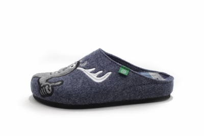 Papcie DrBrinkmann 220004 05 blau, Domowe Dla Panów