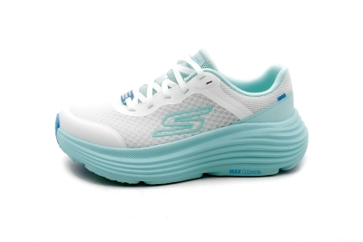 Obuwie Skechers 129470/WLB White/Light Blue, Półbuty Dla Pań